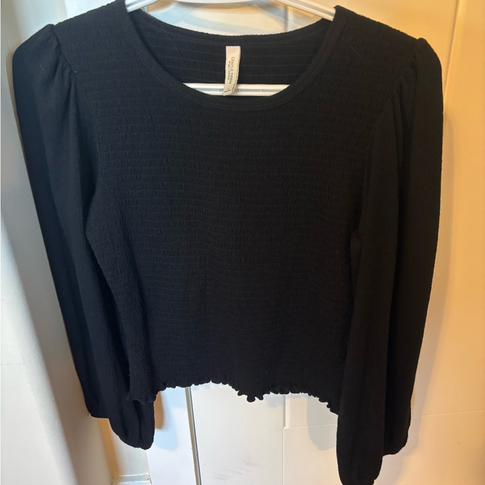 Gentle Fawn Black Blouse